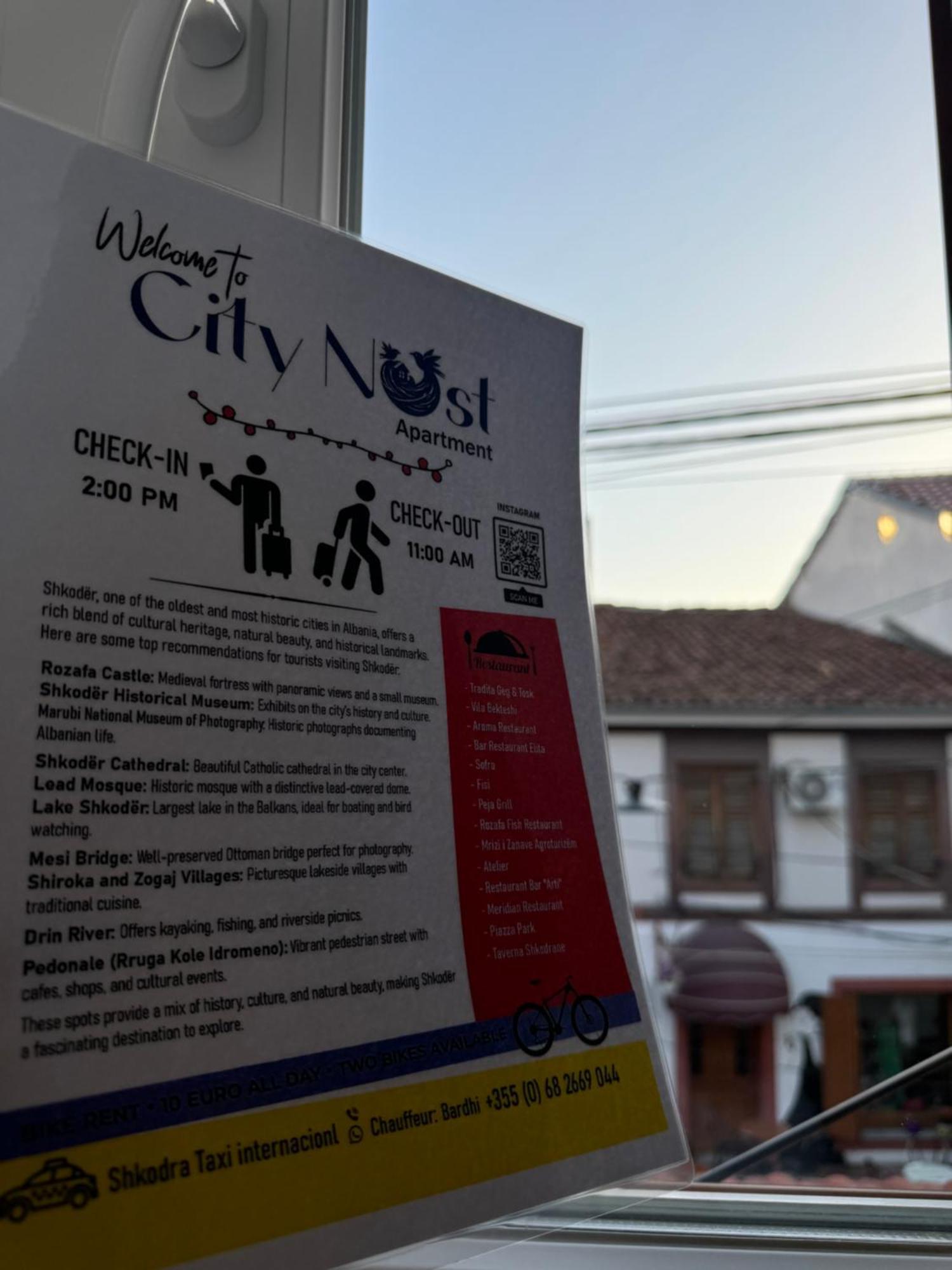 City Nest Shkodër Esterno foto